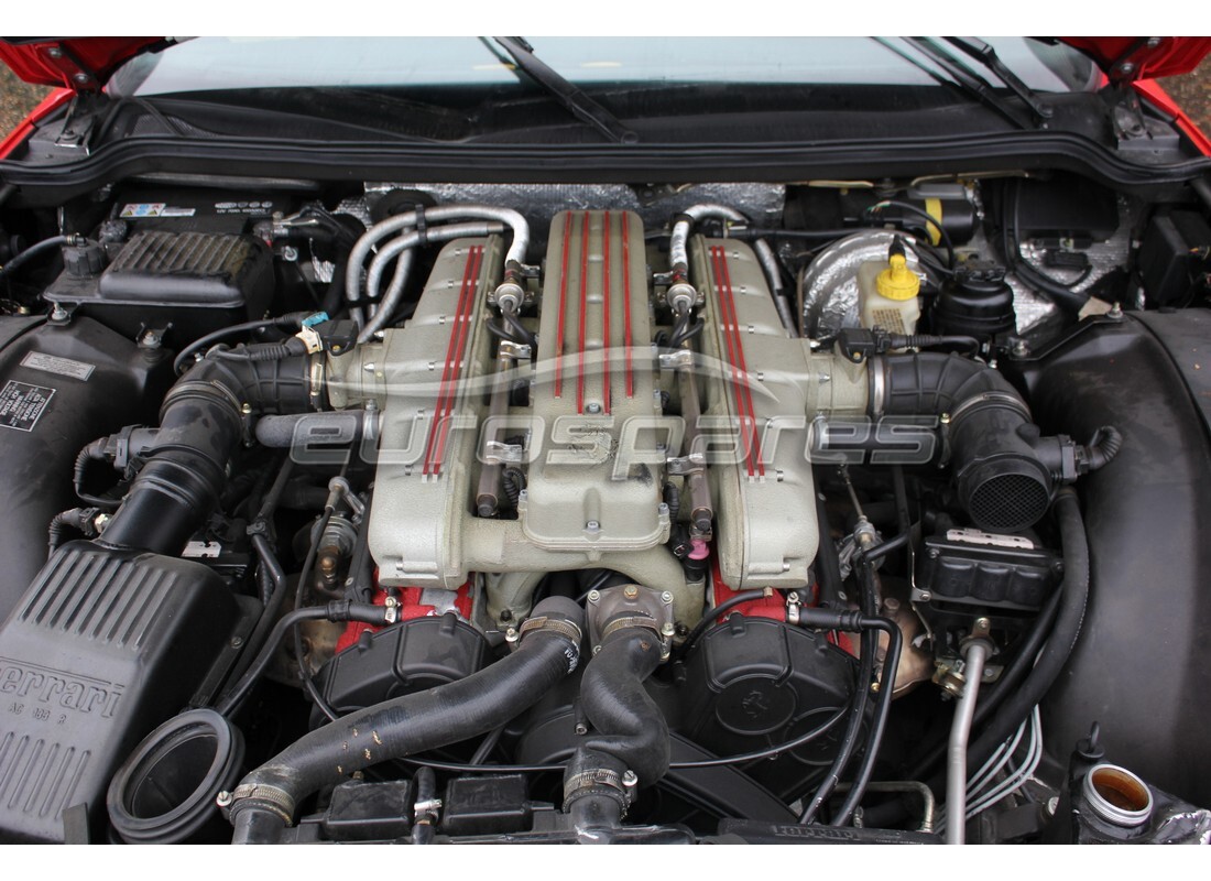 ferrari 550 maranello con 53,711 kilómetros, en preparación para desmantelamiento #8