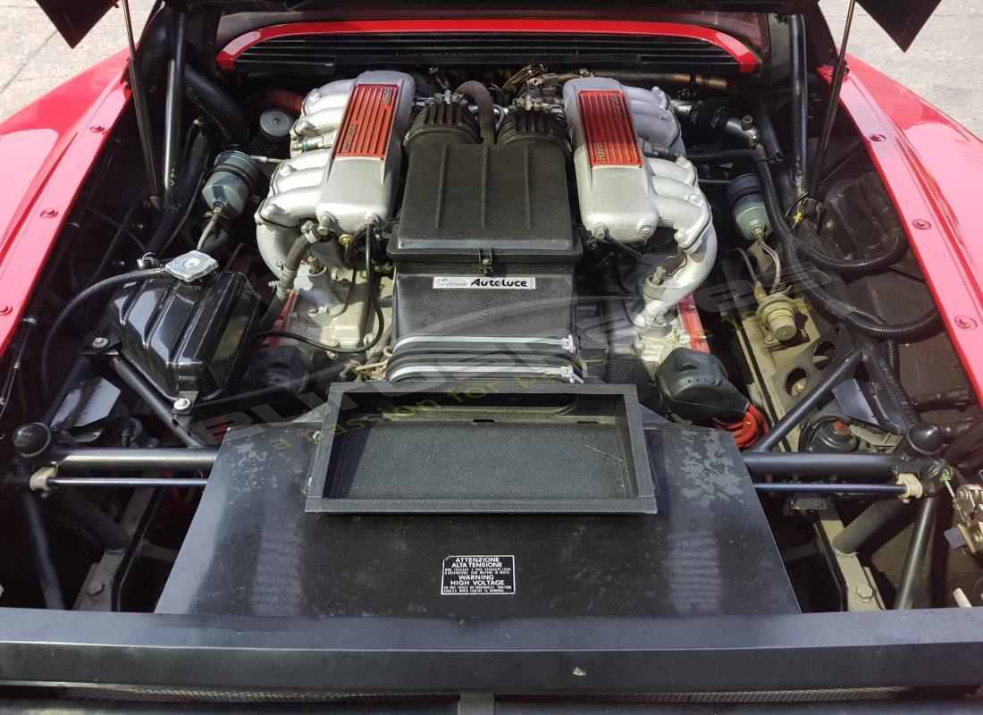 ferrari testarossa (1987) con 33,436 kilómetros, en preparación para desmantelamiento #14