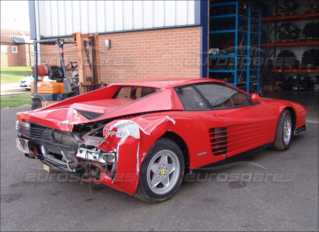 ferrari testarossa (1990) con 18,584 miles, preparándose para desmantelar #5