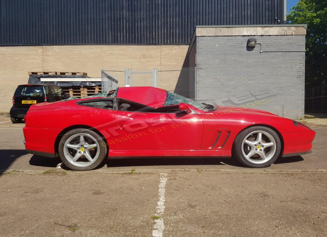 ferrari 550 maranello con 7,765 kilómetros, en preparación para desmantelamiento #6