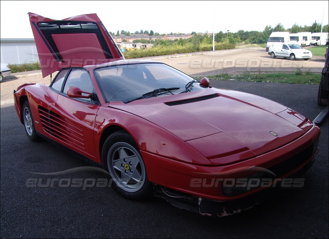 ferrari testarossa (1990) con 18,584 miles, preparándose para desmantelar #7