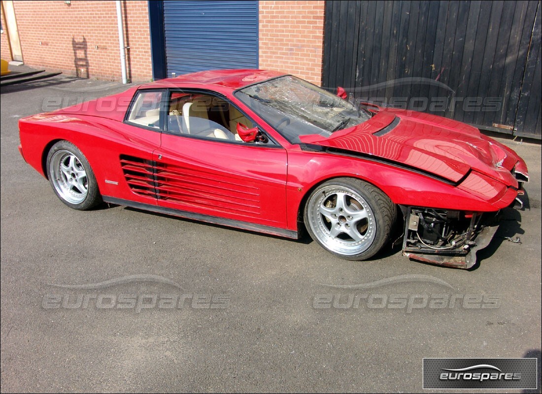 ferrari testarossa (1990) con 33,992 miles, preparándose para desmantelar #6