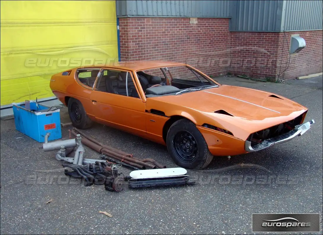 lamborghini espada con 44,000 miles, preparándose para desmantelar #1