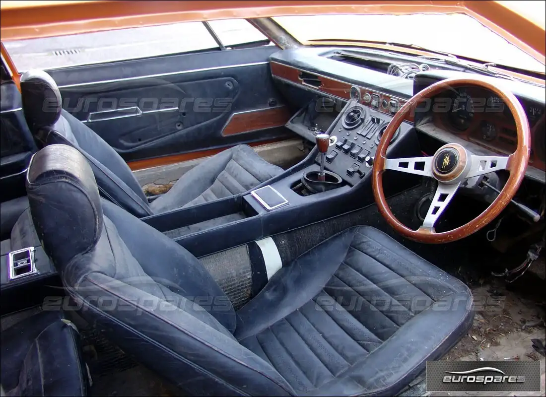 lamborghini espada con 44,000 miles, preparándose para desmantelar #5