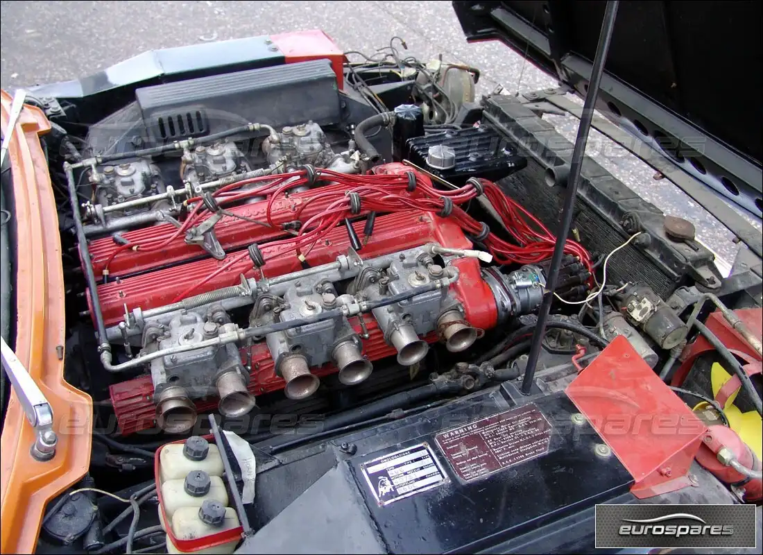 lamborghini espada con 44,000 miles, preparándose para desmantelar #8
