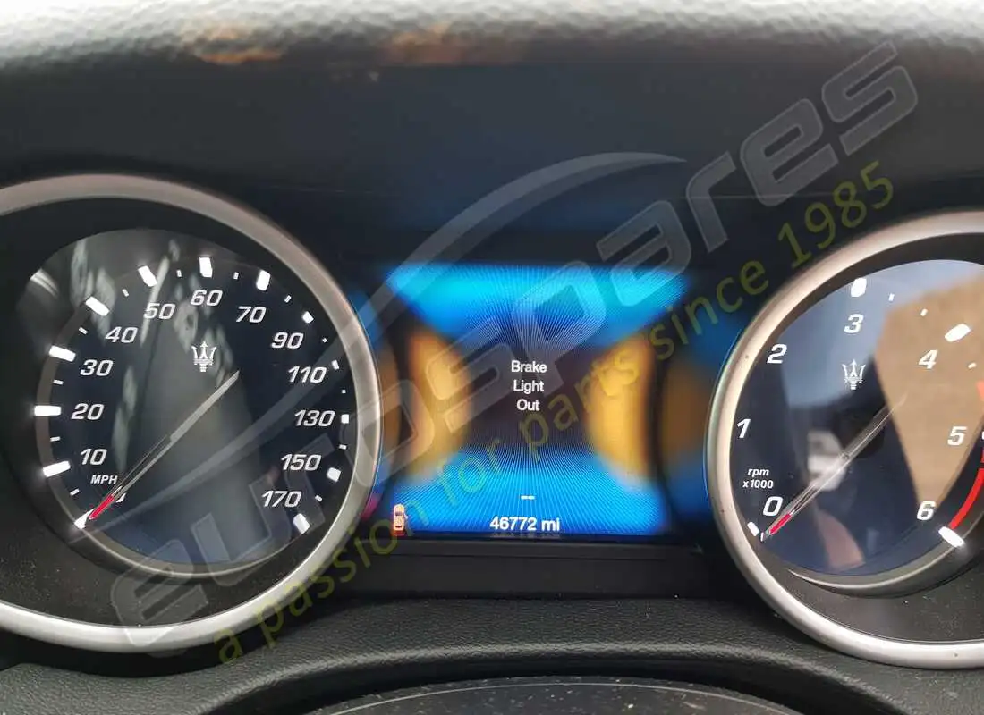maserati ghibli (2016) con 46,772 miles, preparándose para desmantelar #12