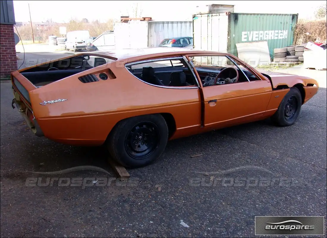 lamborghini espada con 44,000 miles, preparándose para desmantelar #6